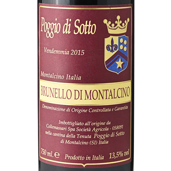 ブルネッロ・ディ・モンタルチーノ 2015 / ポッジョ・ディ・ソット