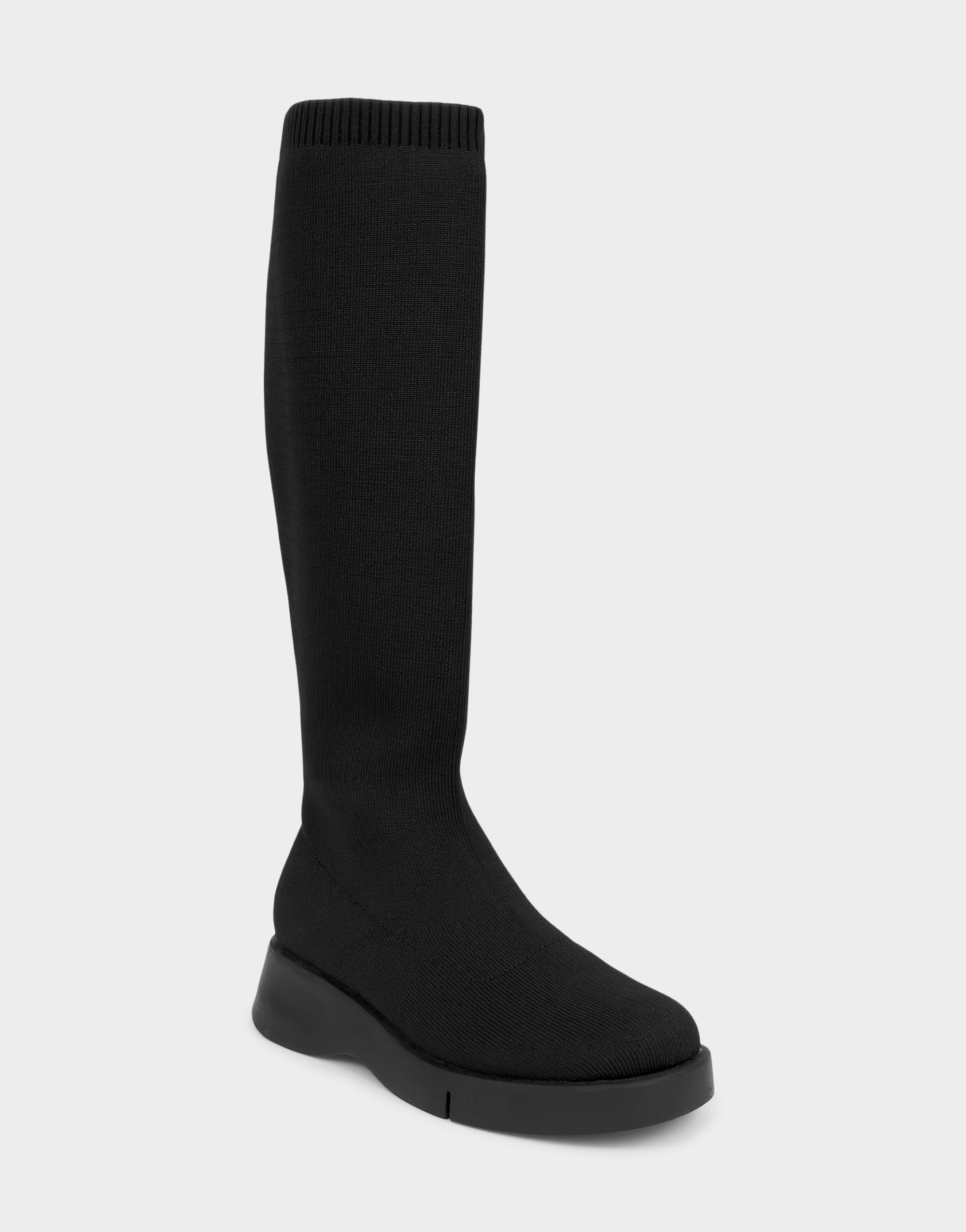 Women's Flatform Boot in Black Knit – Aerosoles