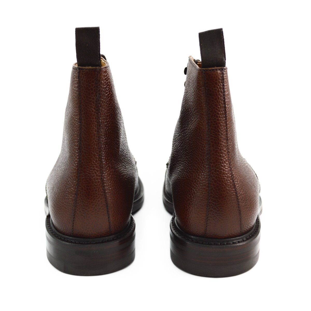 Berwick 1707 Dark Brown Grain Toe Cap Boots | Goodyear Welted | A