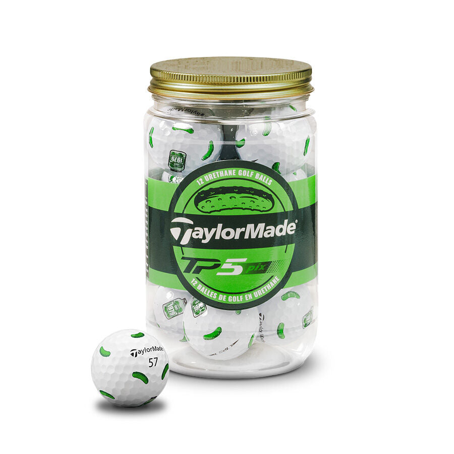 New 12 Taylormade Vault Limited Edition TP5 Pix Pickle Golf Balls