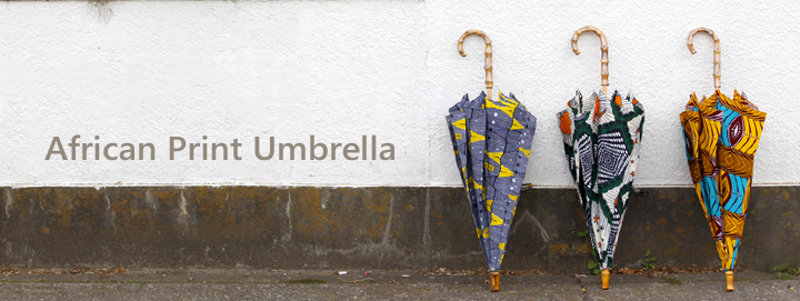 アフリカンスクエアー / アフリカ布の傘