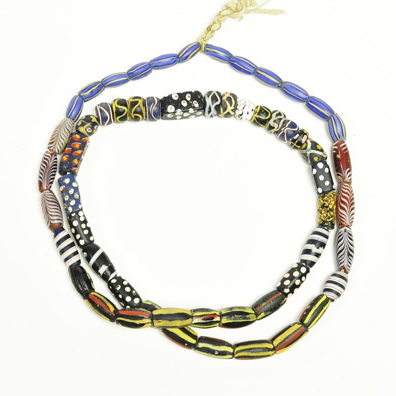 アンティーク アフリカとんぼ玉 4種 15個セット アンティーク