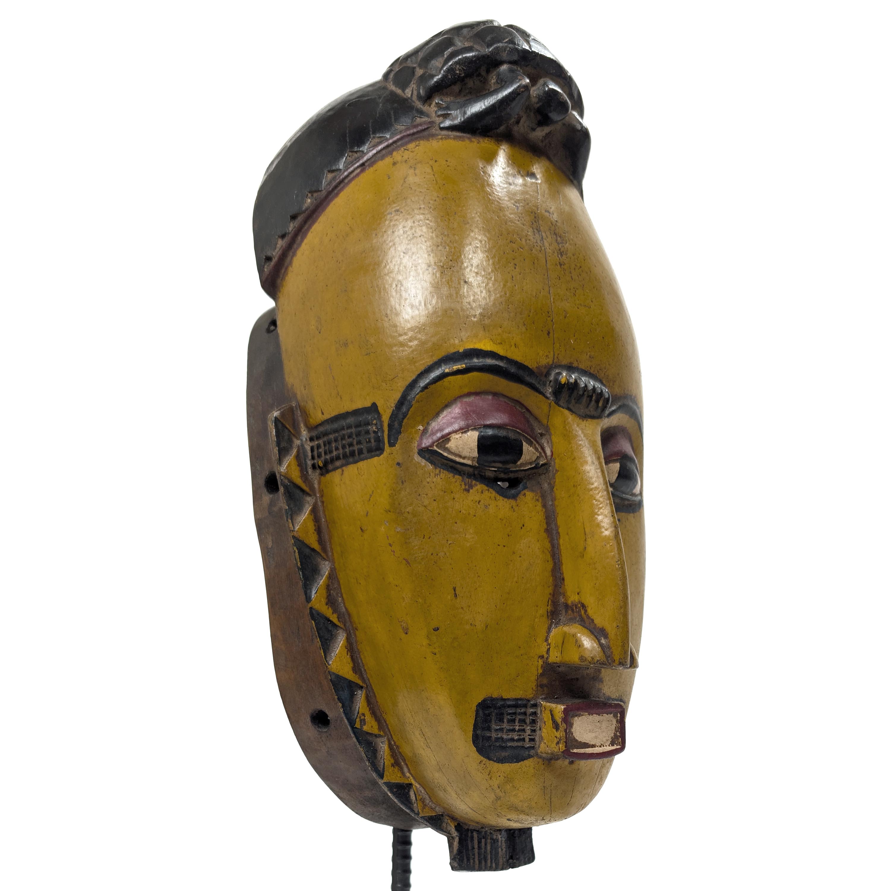 グロ族仮面 36cm アフリカン プリミティブアート マスク （p765-19