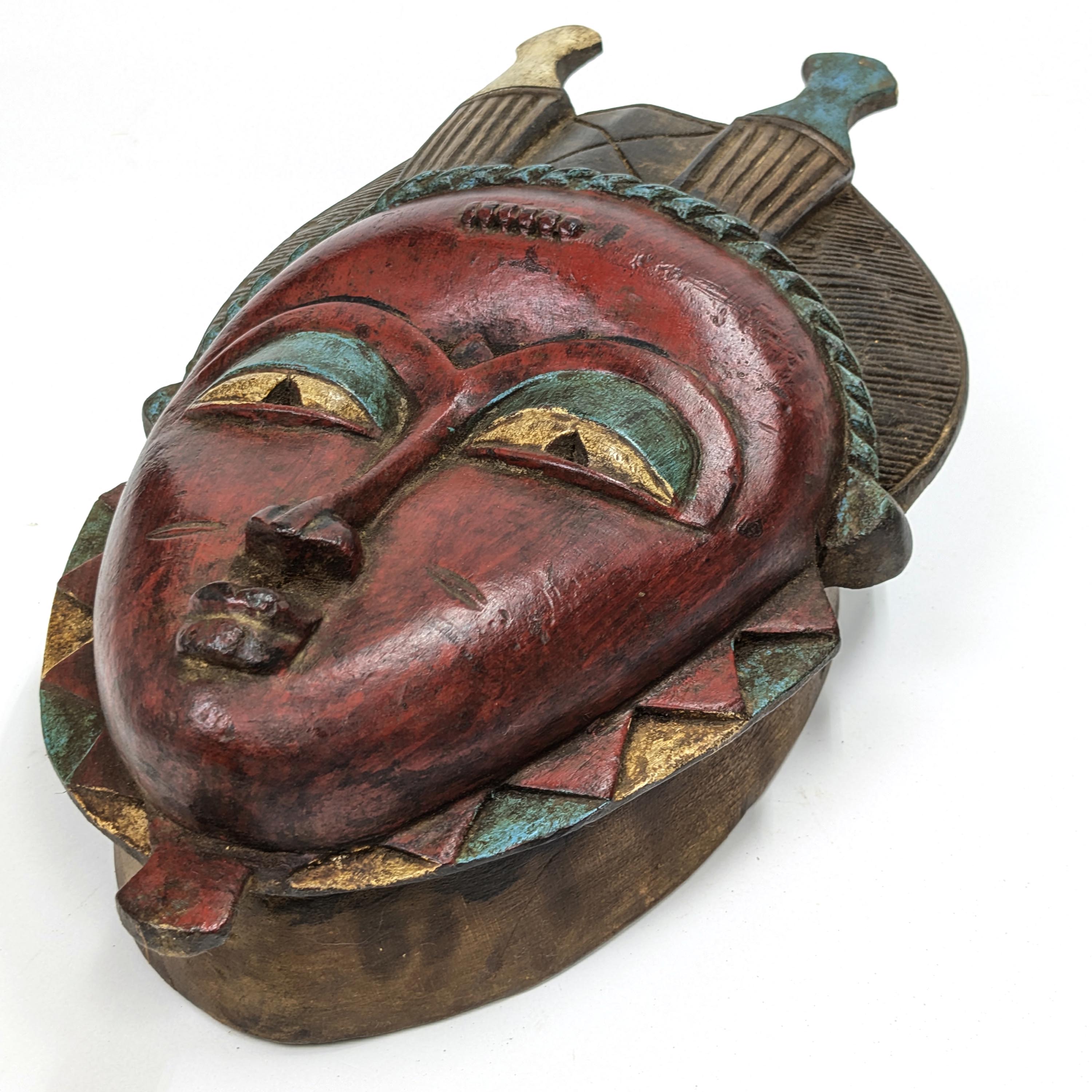 グロ族仮面 42cm アフリカン プリミティブアート マスク （r155-18