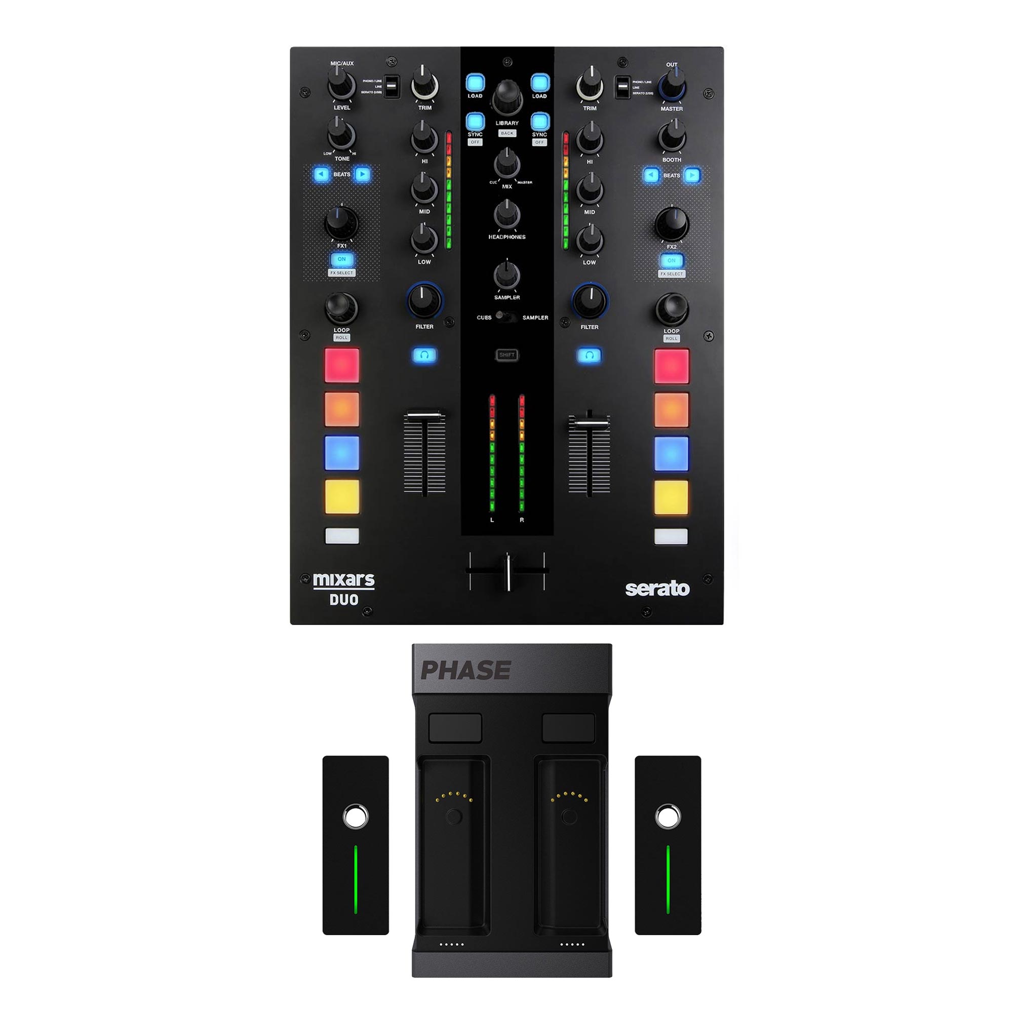 MIXARS DUO MKII Serato DJ Pro Mixer + PHASE Essential Bundle