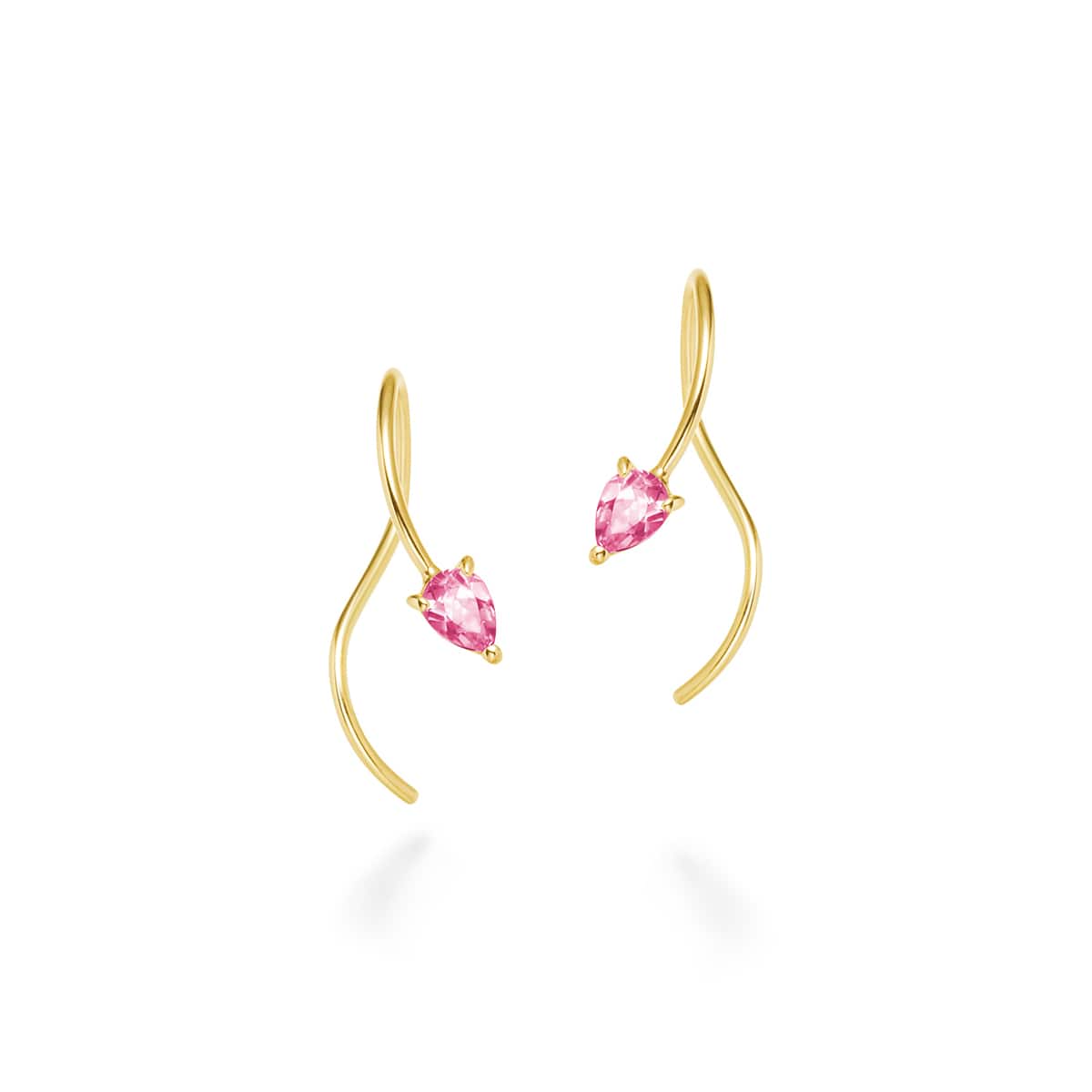 フォリアージュペタル（アクアマリン） ピアス | AHKAH / アーカー