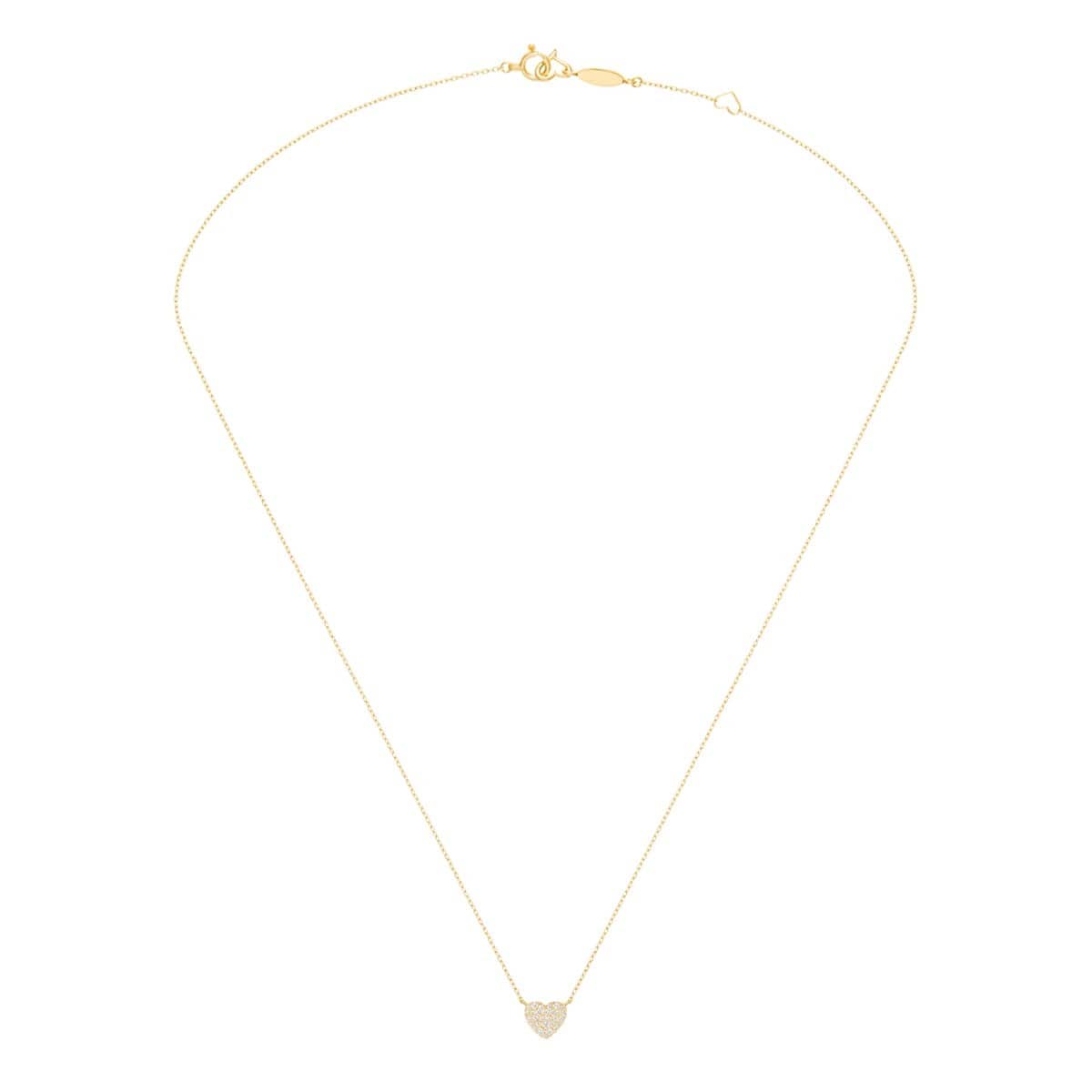 ハートパヴェプチ ネックレス | AHKAH / アーカー | 【公式