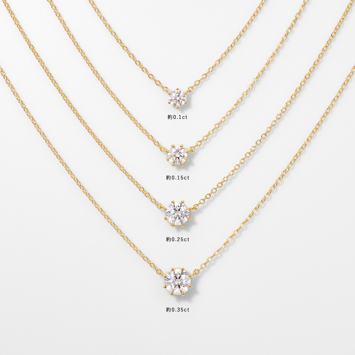 ソルティアラウンド（0.15カラット） ネックレス | AHKAH / アーカー