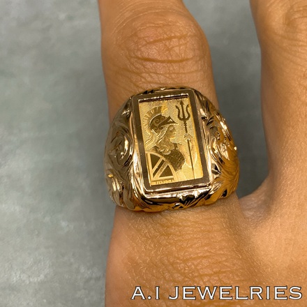 18金 24金 純金 1グラム ブリタニア リング / K18 K24 1g britannia