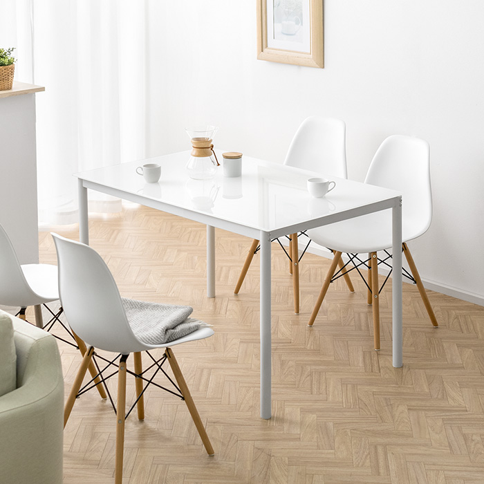 4人用 ガラストップダイニングテーブル Tania(タニア) | 家具