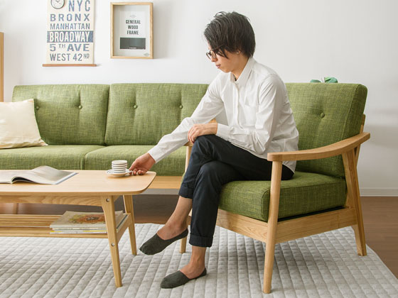 drive 】WIRY 1人掛けソファ オリーブ 1人掛けソファー WIRY ｜家具