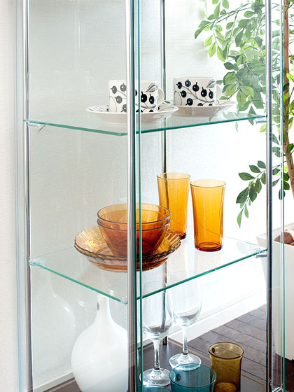 Alexis〔アレクシス〕4段背面ガラスタイプ通販 | 家具・インテリア通販