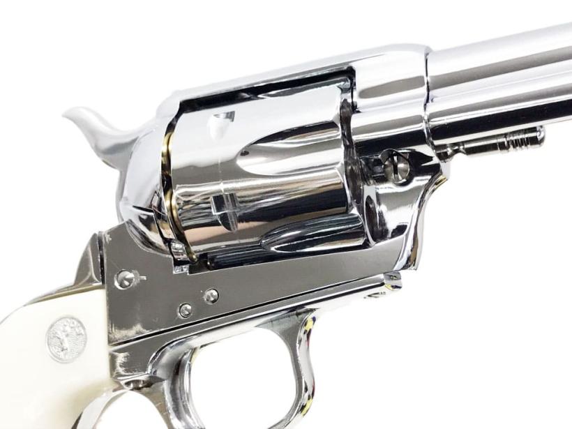 HWS] コルト SAA.45 アーティラリー オールシルバー 【組立キット