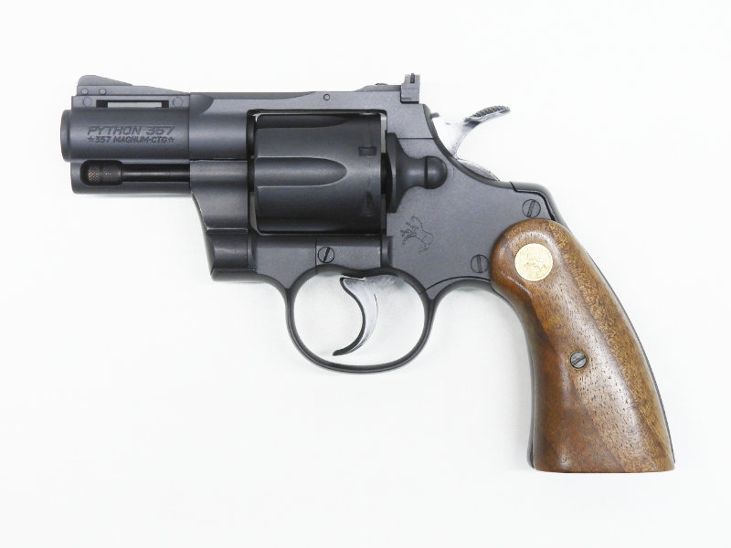 MGC/新日本模型] コルト パイソン 357マグナム 2.5インチ HW/ABS 木製