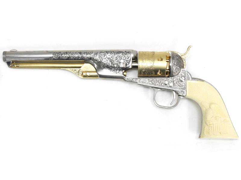 フランクリンミント カスター将軍 リボルバー M1861ネイビー レプリカ