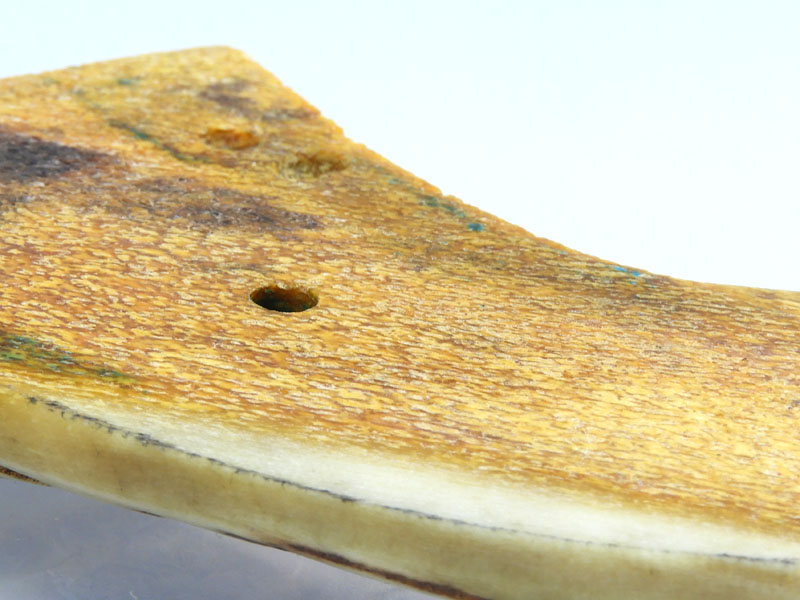 メーカー不明] コルト SAA 用 スタッグホーン グリップ 実物 (中古)の