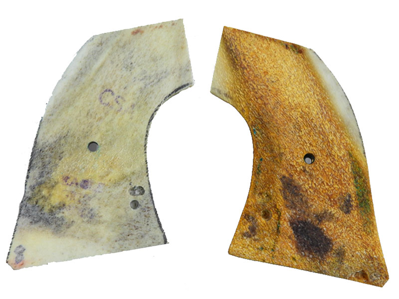 メーカー不明] コルト SAA 用 スタッグホーン グリップ 実物 (中古)の