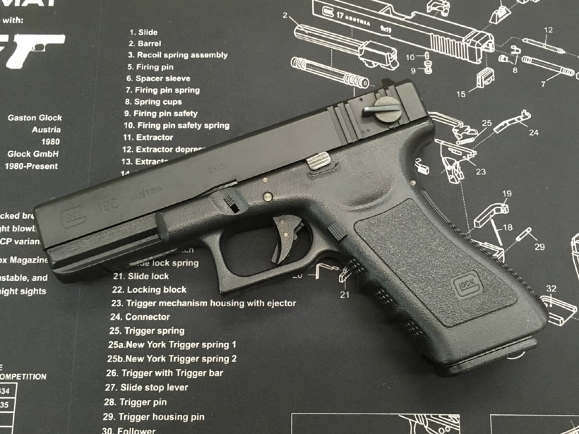 KSC] グロック18C レイルドフレーム フル/セミオート 旧パッケージ