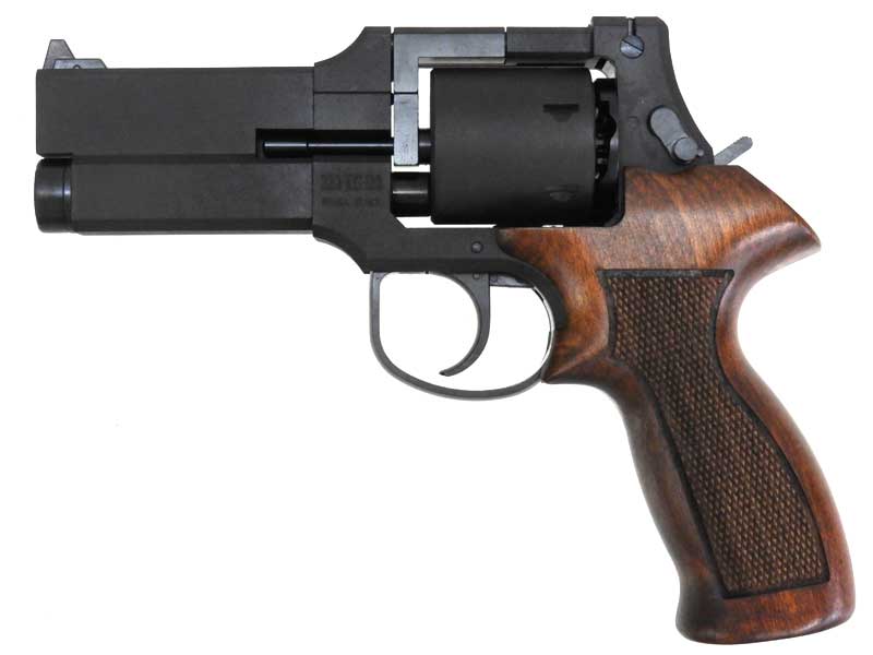 マルシン] マテバ 4インチ Xカート式 ガスリボルバー 木製グリップ