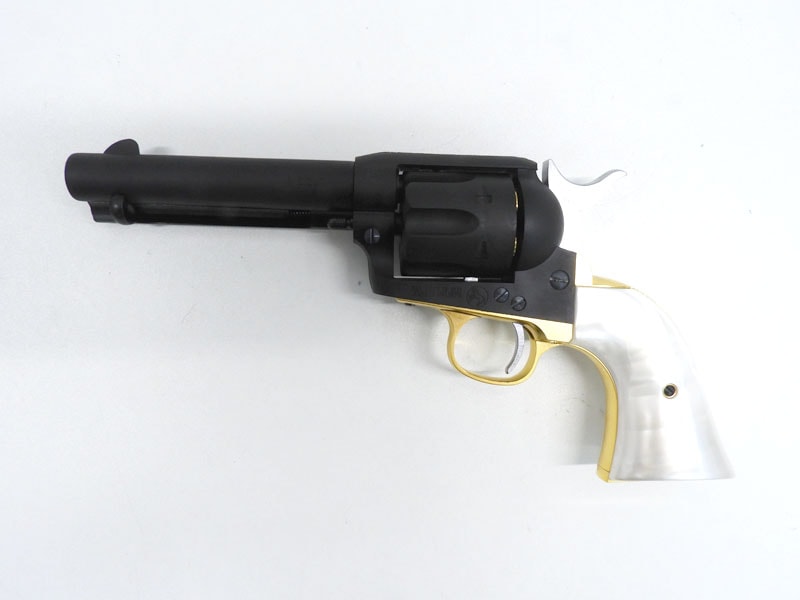 マルシン] コルト SAA 1st Gen.シビリアン 4.75インチ ガスガン パール