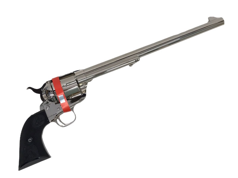 コルトリボルバー .45 ニッケル仕上げランパントクラシックアーティー