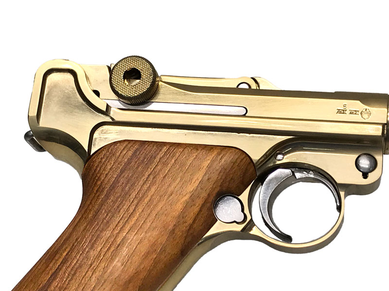 東京マルイ ルガー P08 カスタム 改修品 ダークウッドカラー 10禁 東京