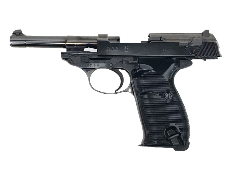 マルゼン] ワルサーP38 ブラックメタル ブローバックガスガン (中古)の