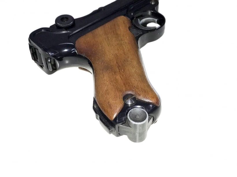 MGC ルガーP08 木製グリップ モデルガン 箱付き 1980年代 ロゴ刻印 MGC