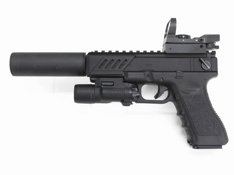 東京マルイ] グロック 18C ライト・サイレンサー等フルカスタム 電動