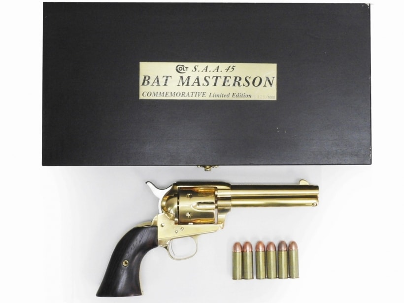 マルシン] コルトS.A.A. 45 BAT MASTERSON SMG金属モデルガン 木箱入り