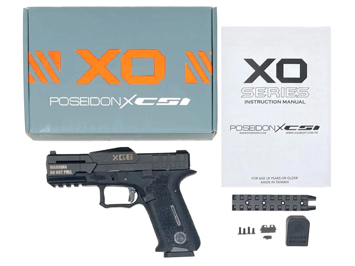 CSI/POSEIDON] XO P-1 ガスブローバック ガスガン 20mmレール付 ガス