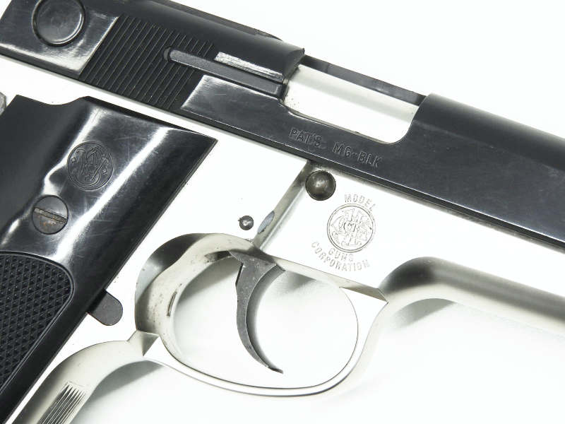 MGC] S&W M59 シルバーフレーム 組立キット組立済 発火モデルガン