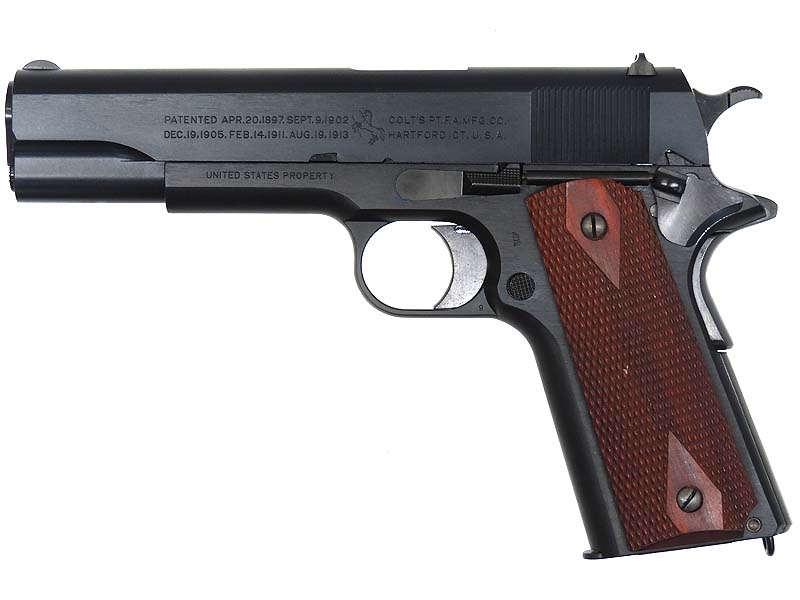 WA] コルトガバメント M1911 ブラックアーミー / ウッドグリップ ガス
