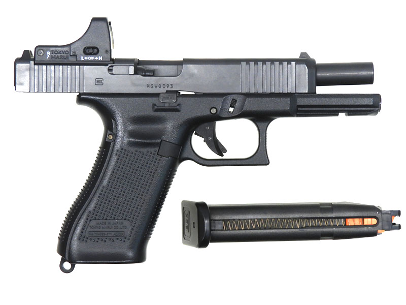 東京マルイ] グロック17 Gen5 MOS ガスブローバック 塗装/ダットサイト