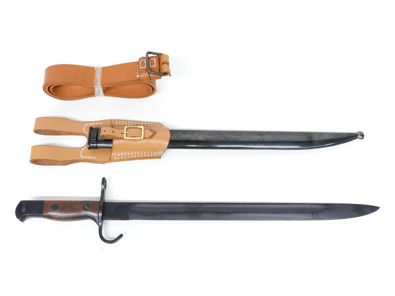 WINDLASS] 三十年式銃剣 模造刀 東京砲兵廠刻印 革剣帯付 (中古)の販売