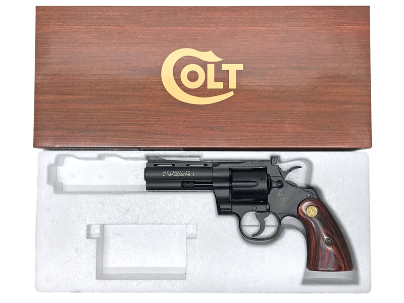 タナカ] コルト パイソン 357マグナム 4インチ Rモデル HW ガス