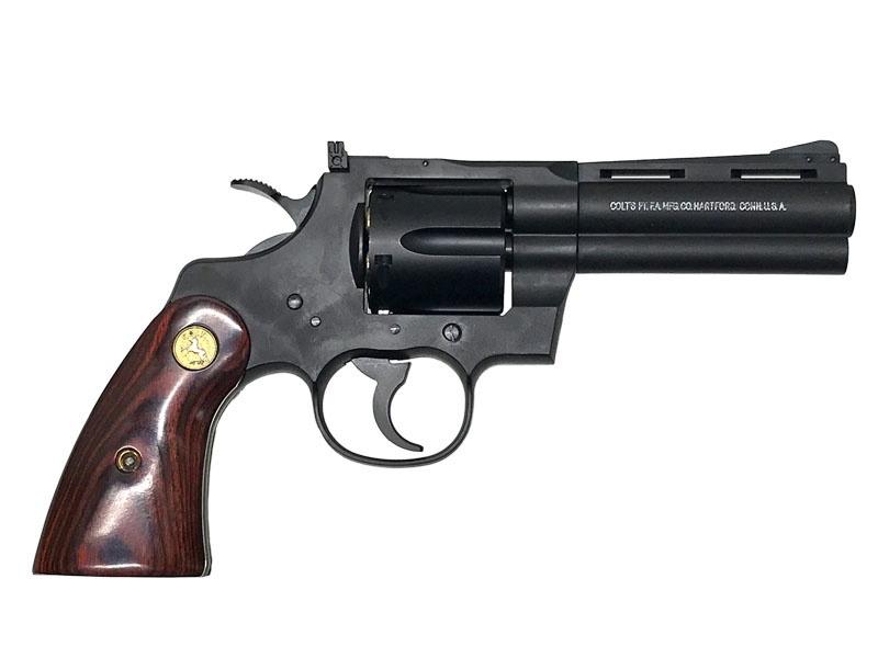 タナカ] コルト パイソン 357マグナム 4インチ Rモデル HW ガス