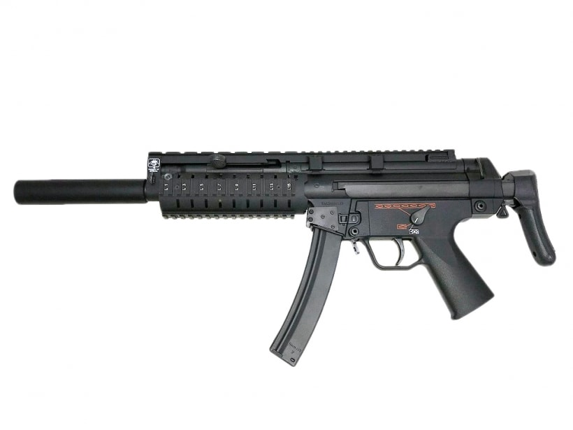 東京マルイ] MP5A5 HC ハイサイクル電動ガン レイル&サイレンサー