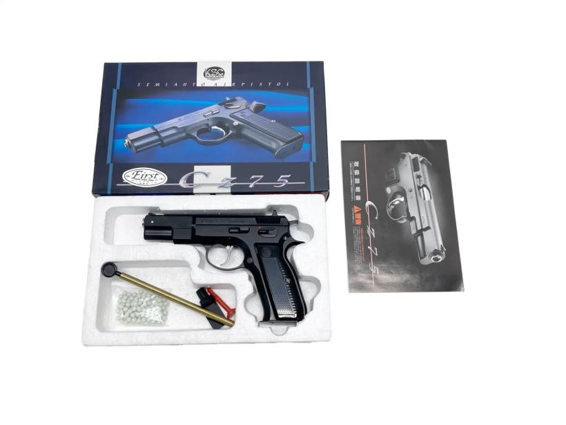 KSC] Cz75 ファースト マットブラックABS ガスブローバック フレーム