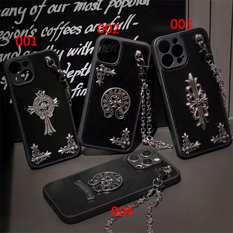 クロムハーツ Chrome Heartsハイブランドiphone14pro/14 15plusカバー