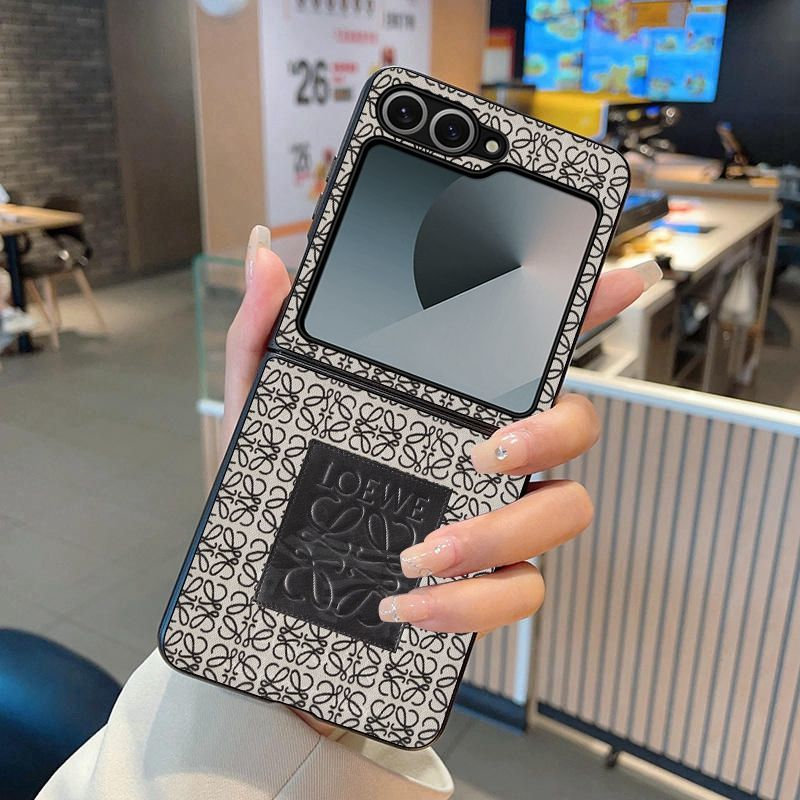 LOEWE ロエベgalaxy z flip6 fold6ケースブランド人気Galaxy Z fold4 5