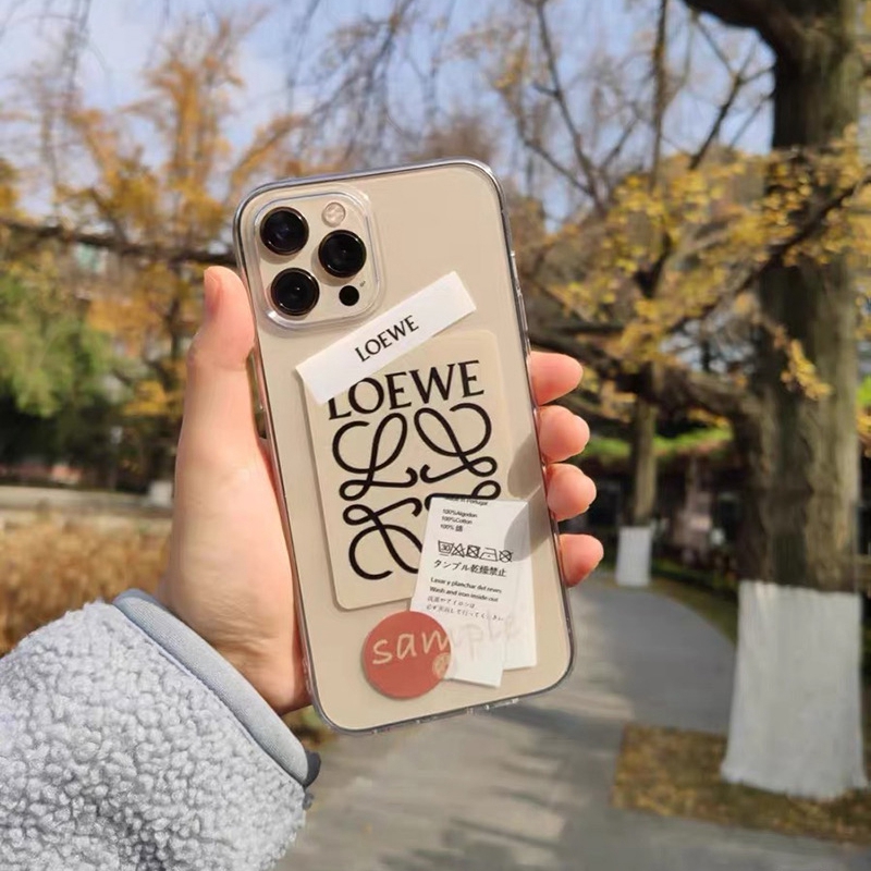 ロエベ iphone14/14plus/14pro/14pro maxケースハイブランドLoewe 簡約