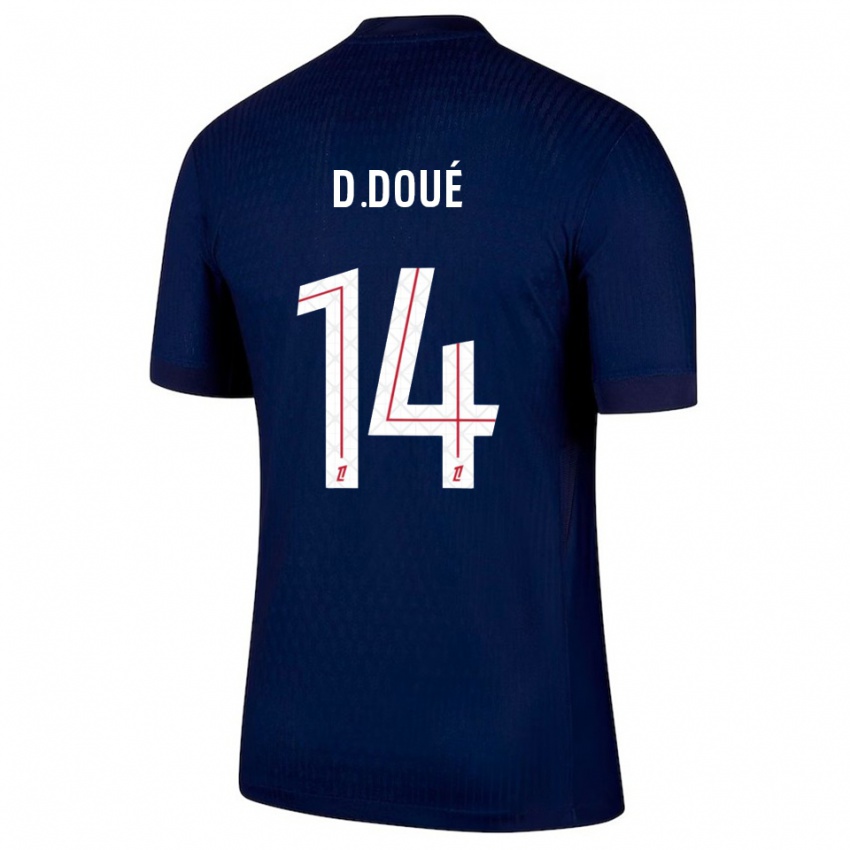 レディースデジレ・ドゥエ#14紺赤ホームシャツ2025/26ジャージー