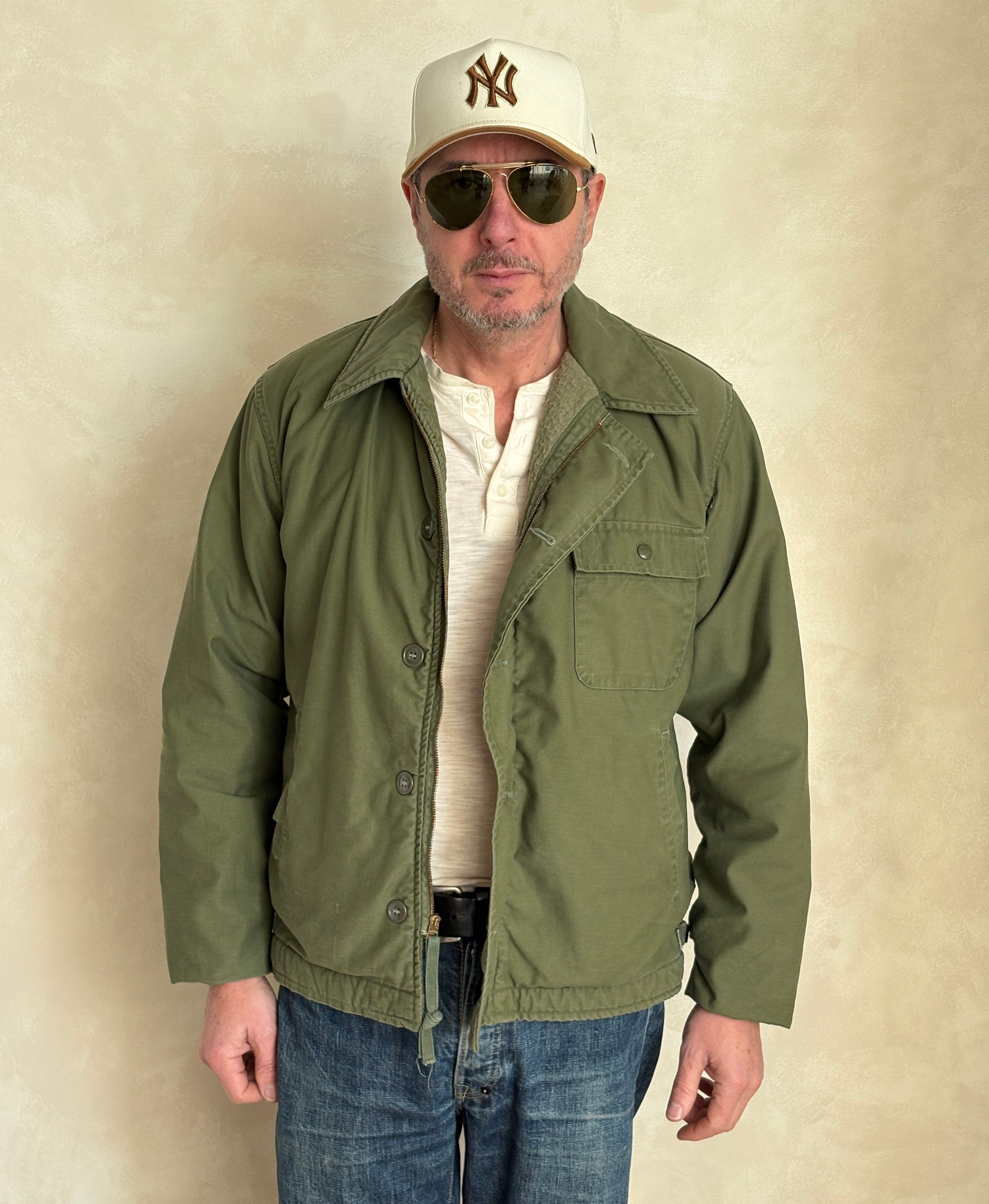 Authentic 1966 US Navy A-2 Deck Jacket | Size Large | USA – AJ357