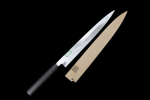尚台正吉 鍊 本焼 青鋼 尺寸 テッサ包丁 柳刃包丁 黄花梨包丁柄 尚台