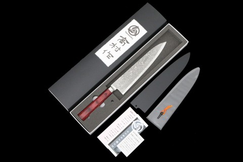 伝統工芸士 一鉄 柳刃包丁 尺一 水焼 本焼 両鏡面 水牛黒檀八角柄 黒檀
