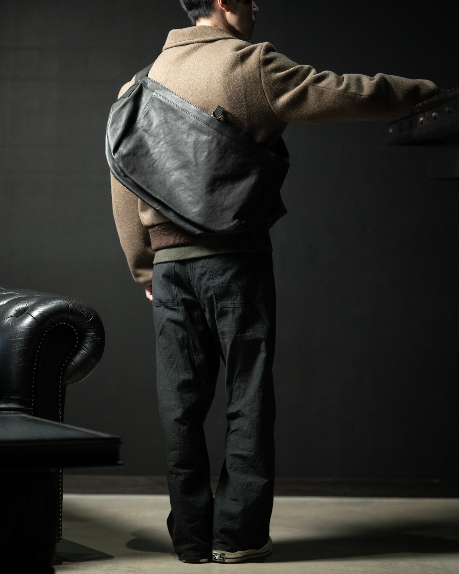 T.T - Lot.004 Newsboy Bag Horse Leather - TAIGA TAKAHASHI | ALTERFATE