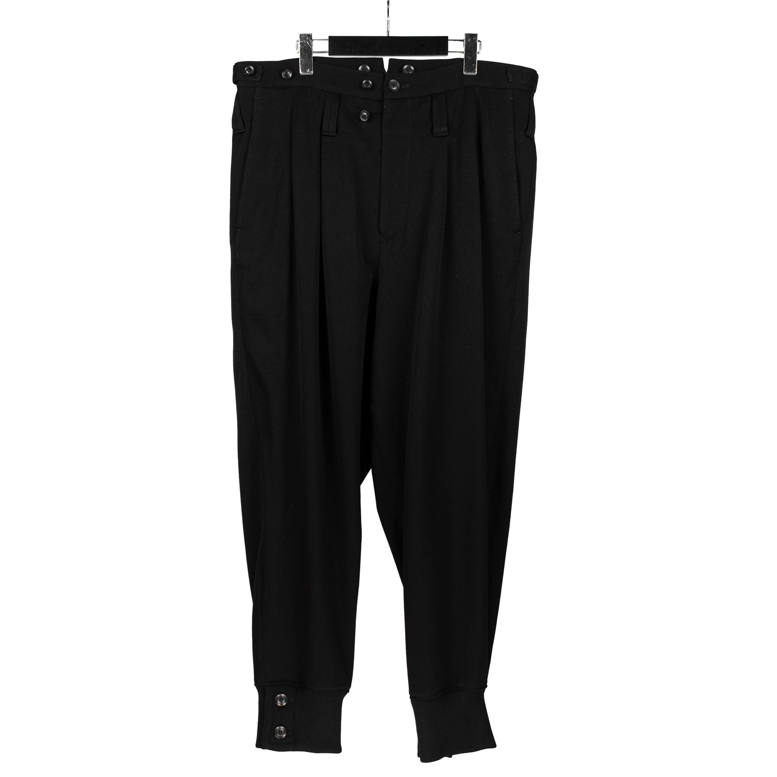 yohji yamamoto - pour homme | バック付き裾リブP / パンツ (メンズ