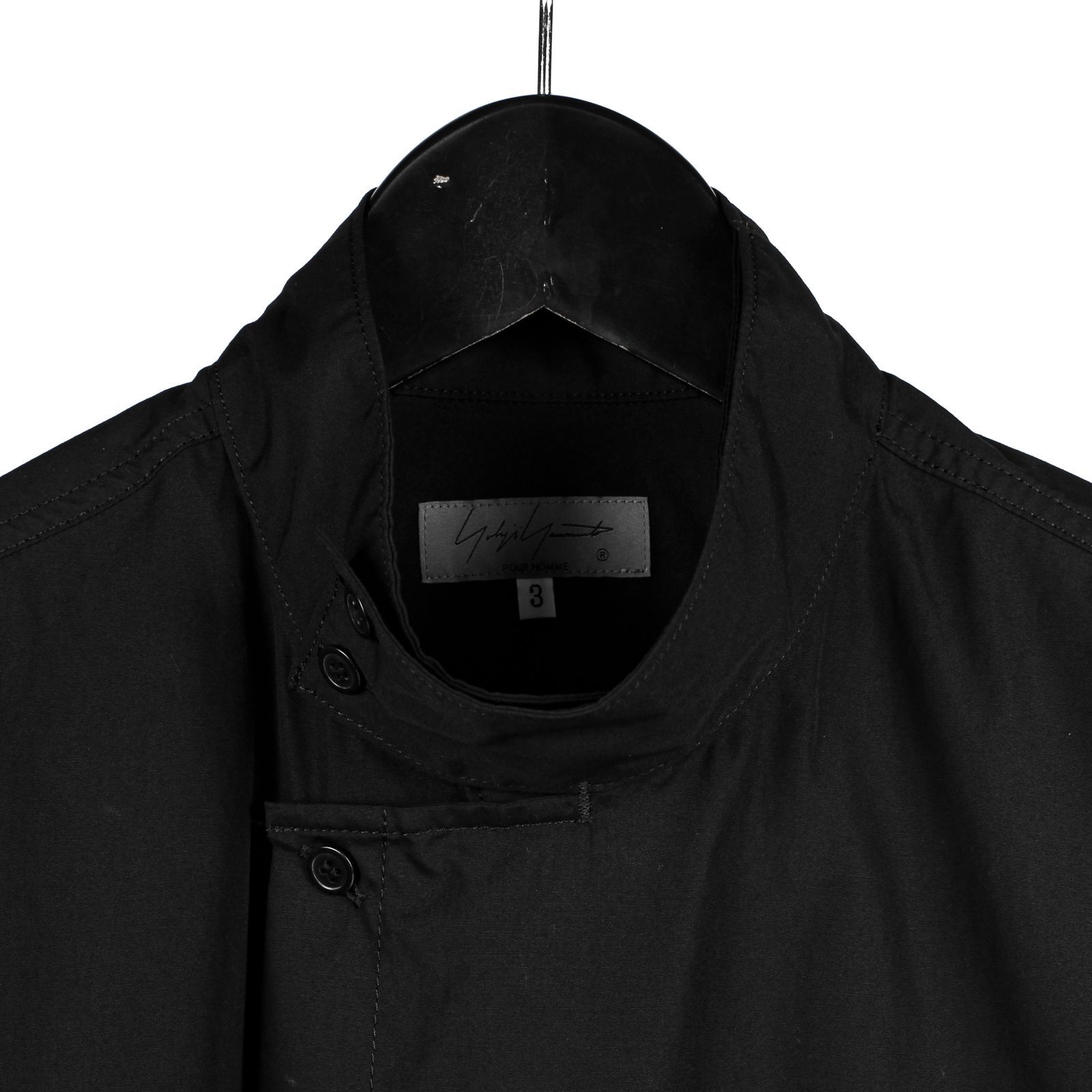 yohji yamamoto - pour homme | スタンドカラー二重B / シャツ