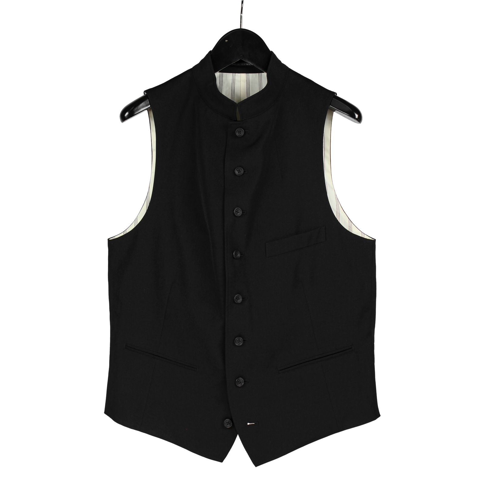 yohji yamamoto - pour homme スタンドカラーベスト / HJ-V04-100